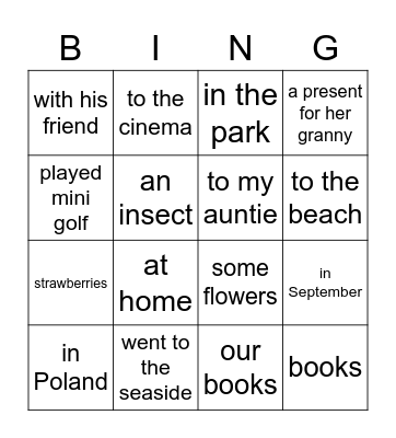 Questions 2 Bingo Card