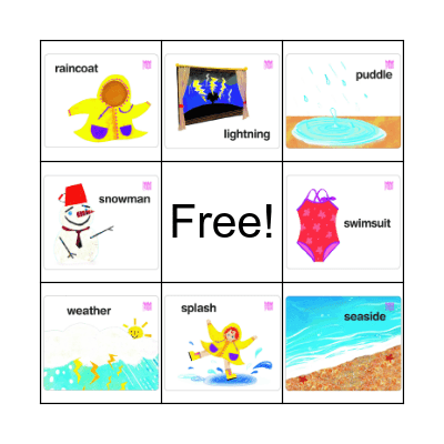 It's a Lovely Day Bingo Card