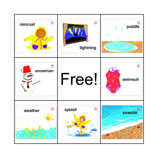 It's a Lovely Day Bingo Card