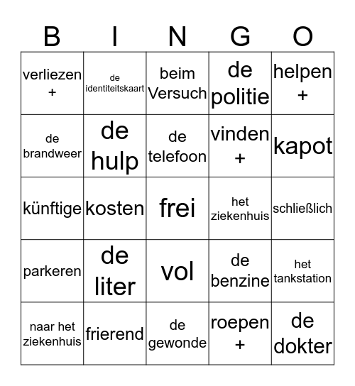 M3 Kapitel 1 J +Jt + G + H Bingo Card