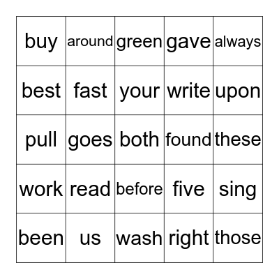 Brylee's Bingo Game Bingo Card