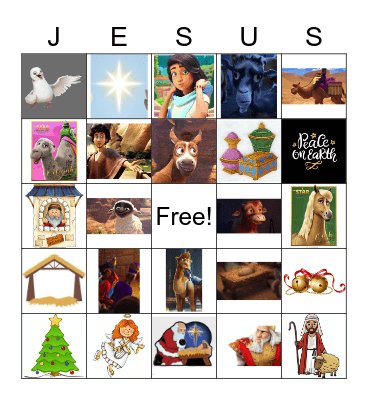 The Star Movie Bingo Card