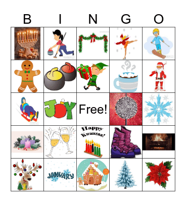 Winter Bingo Card
