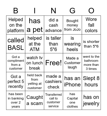 PG Plaza Bingo Card