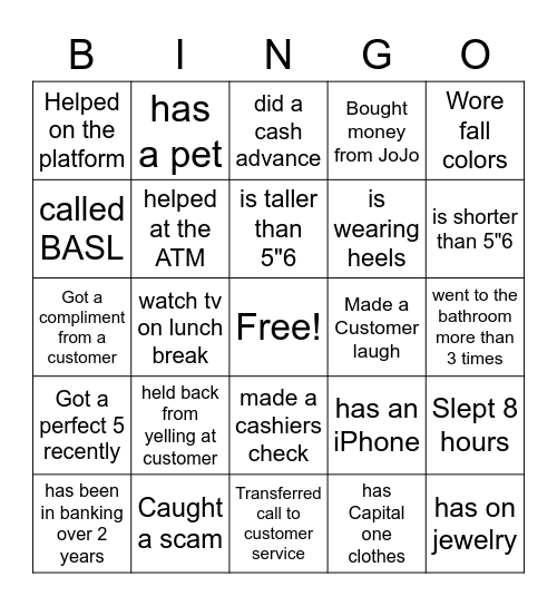 PG Plaza Bingo Card