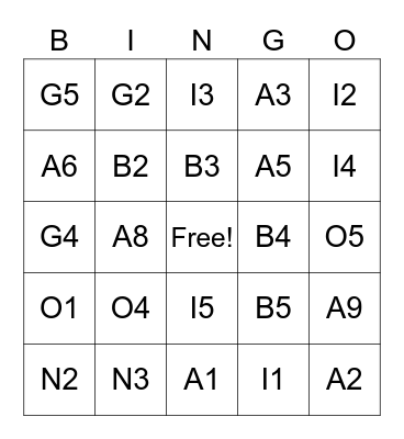 Thanksgiving 2022 Bingo Card