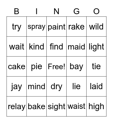 2nd Grade Superstar Sight Words Bingo Card