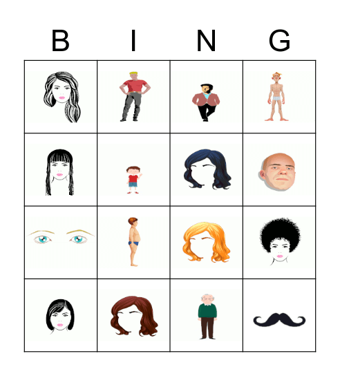 Appearance Bingo Card