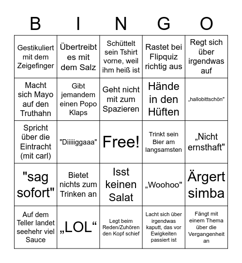 Bullshit Bingo - Art Bingo Card