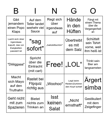 Bullshit Bingo - Art Bingo Card