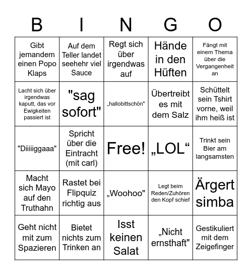 Bullshit Bingo - Art Bingo Card