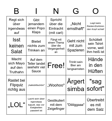 Bullshit Bingo - Art Bingo Card