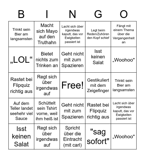 Bullshit Bingo - Art Bingo Card