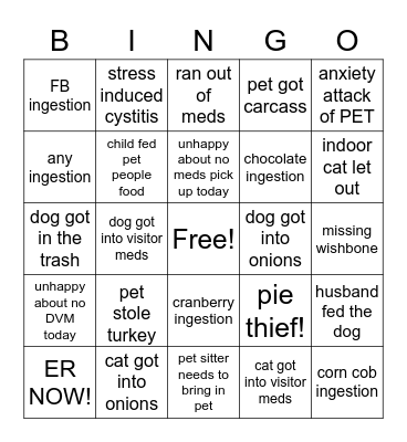 HALLOWEEN VC BINGO Card