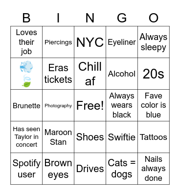 @thatlavendahaze’s bingo Card
