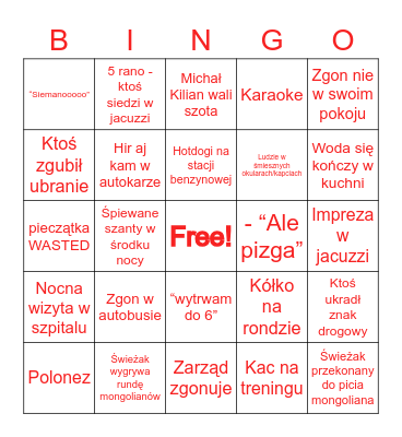 MW JESIEŃ 2022 Bingo Card