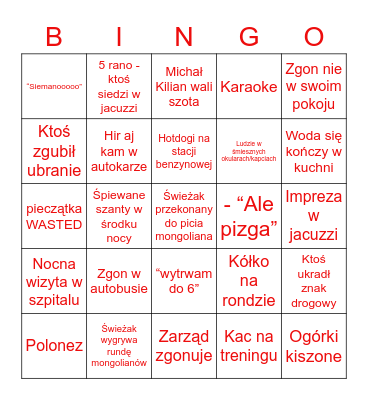 MW JESIEŃ 2022 Bingo Card