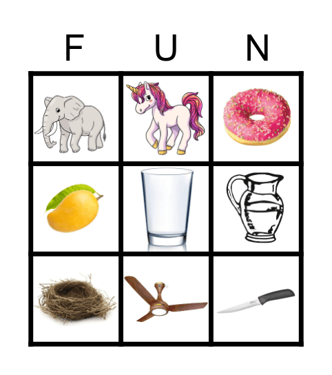 VEDIKA BIRTHDAY Bingo Card