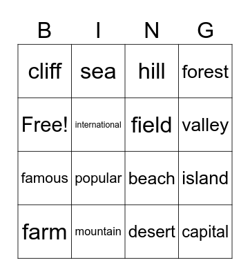 Unlock Bingo Card