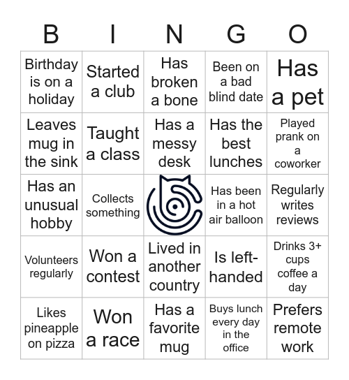 Office BINGO Card