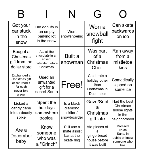 Actalent Bingo Card