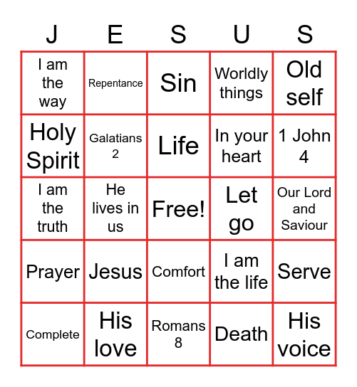 HE LIVES WITHIN! Bingo Card