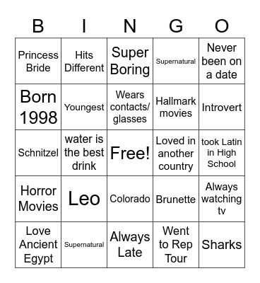 woulddoanythingfor1989tv BINGO Card
