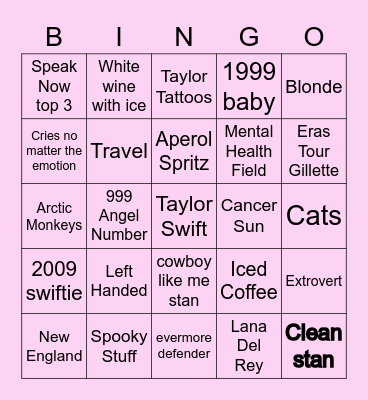 definedbyclean bingo Card