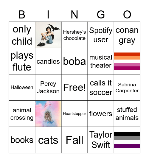 Maddies Bingo Card