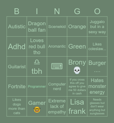 CHARLIE BINGO Card