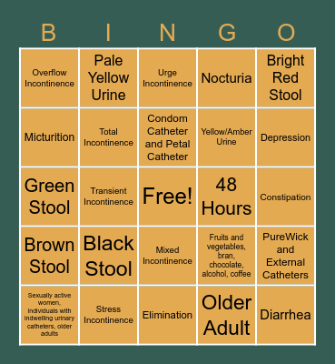 BING-gotta-GO Bingo Card