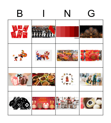HOW WE CELEBRATE CHINESE NEW YEAR Bingo Card