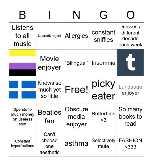 I'Chaya Bingo Card