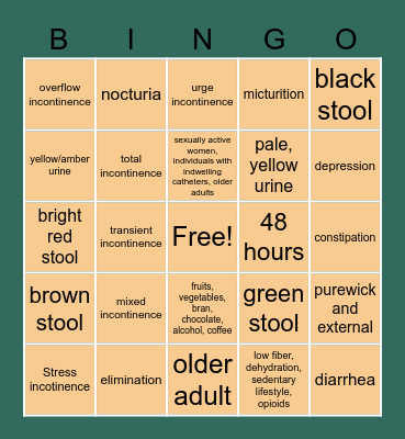 BING-gotta-GO Bingo Card