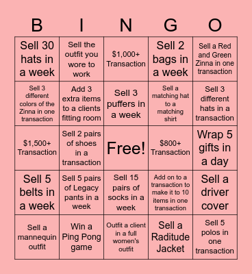 TM Holiday BINGO 2022 Bingo Card