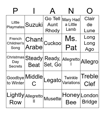 Luke's Book One Graduation Bingo Card