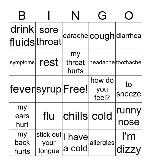 Bing Bingo Card