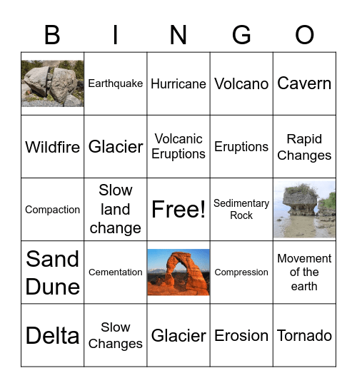 Changes to Land Bingo Card