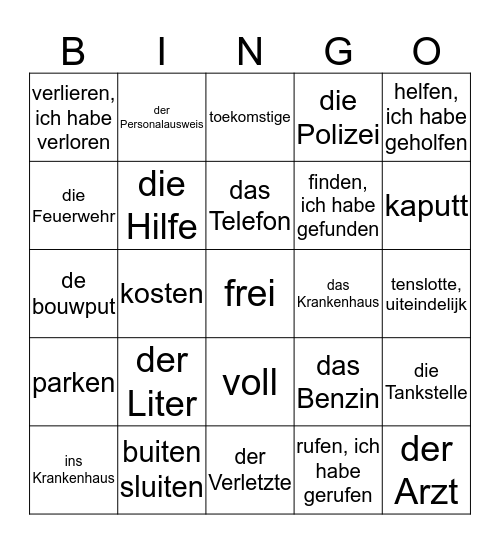 M3 Kapitel 1 J +Jt + G + H (2) Bingo Card