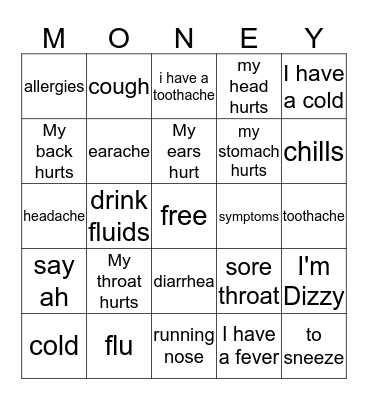 Cash Money Records Bingo Card