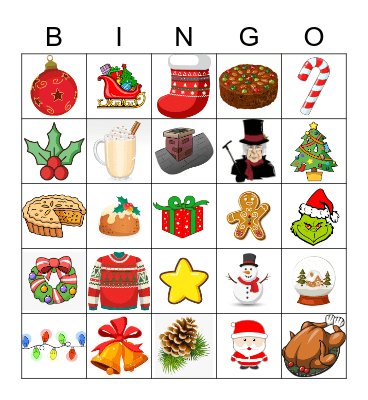 Christmas Bingo Card