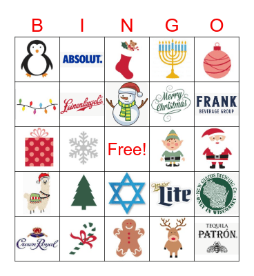 Holiday Bingo Card