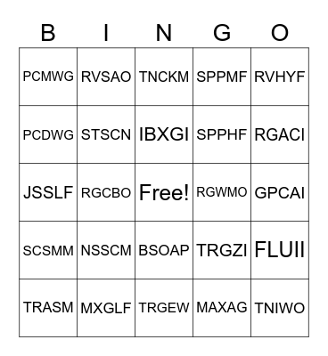 2022 IT Summit Bingo Card