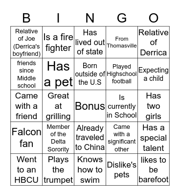 Bon Voyage! Bingo Card