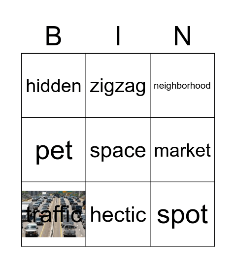 DL City & Town Bingo Card