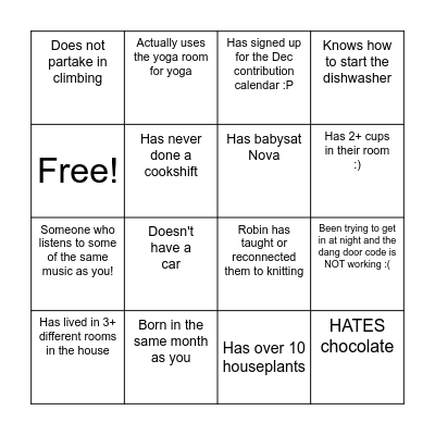 Farmhouse BINGO!! 2022 Bingo Card