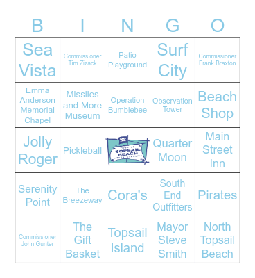 TB Bingo Card