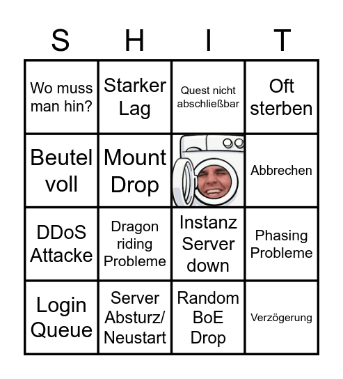 Bullshit Bingo DF Launch Bingo Card