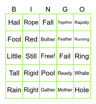 BIRTHDAY BINGO! Bingo Card