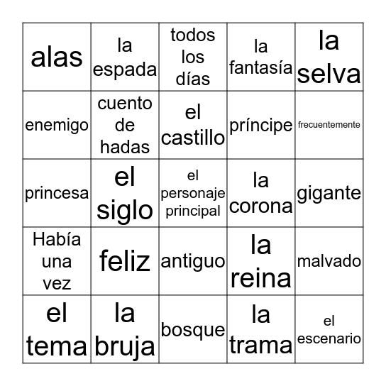 Lotería-2B Bingo Card